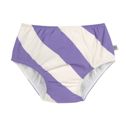 Diaper pants - stripes purple/sea salt