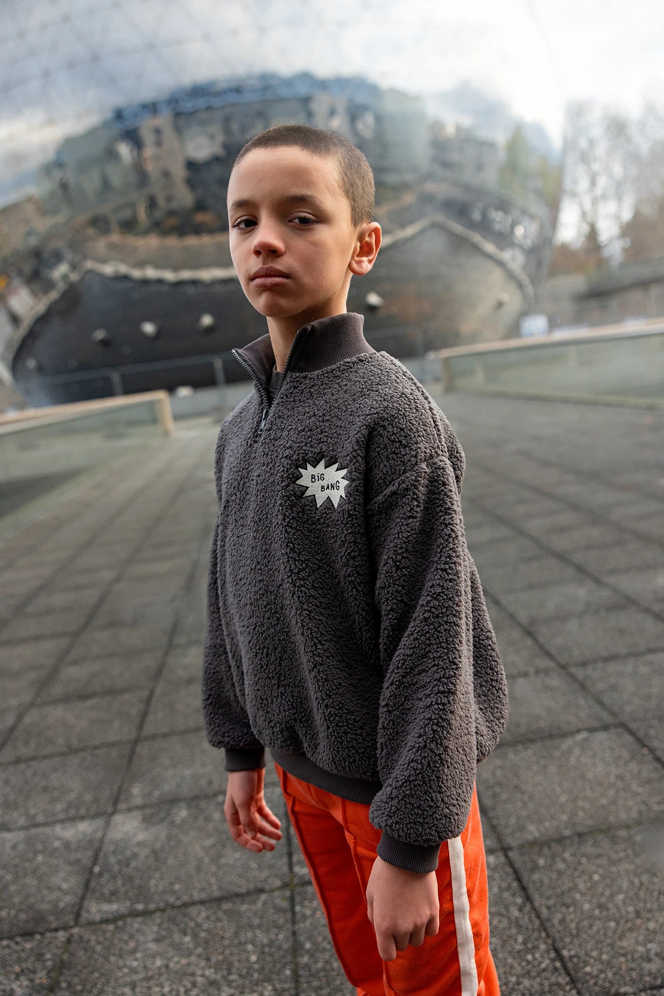 Teddy Anorak sweatshirt