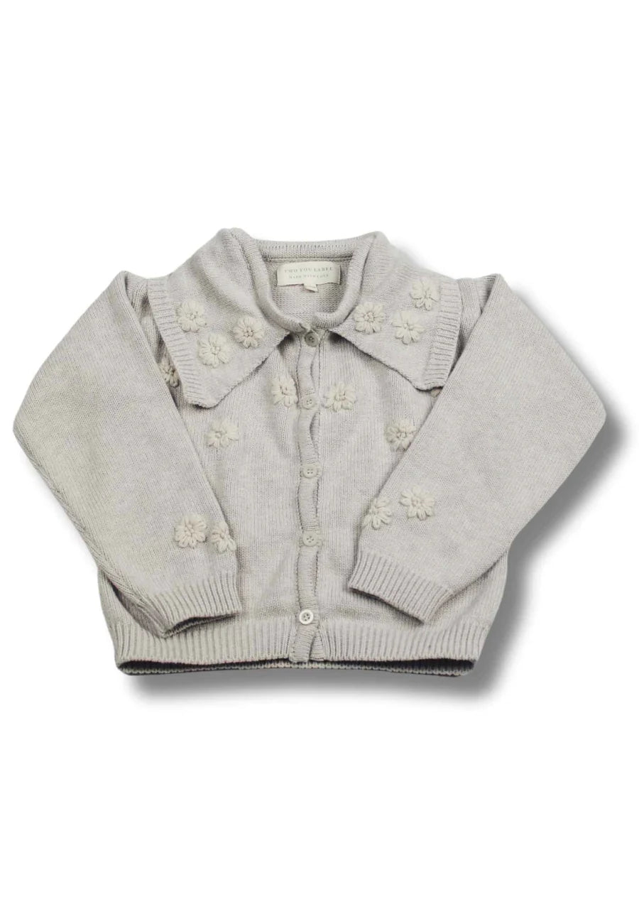 Two you label - Flora Cardigan Oat