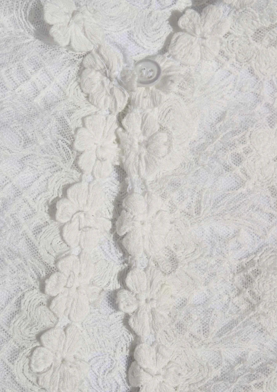 Two you label - Lace Cardigan/ Off white