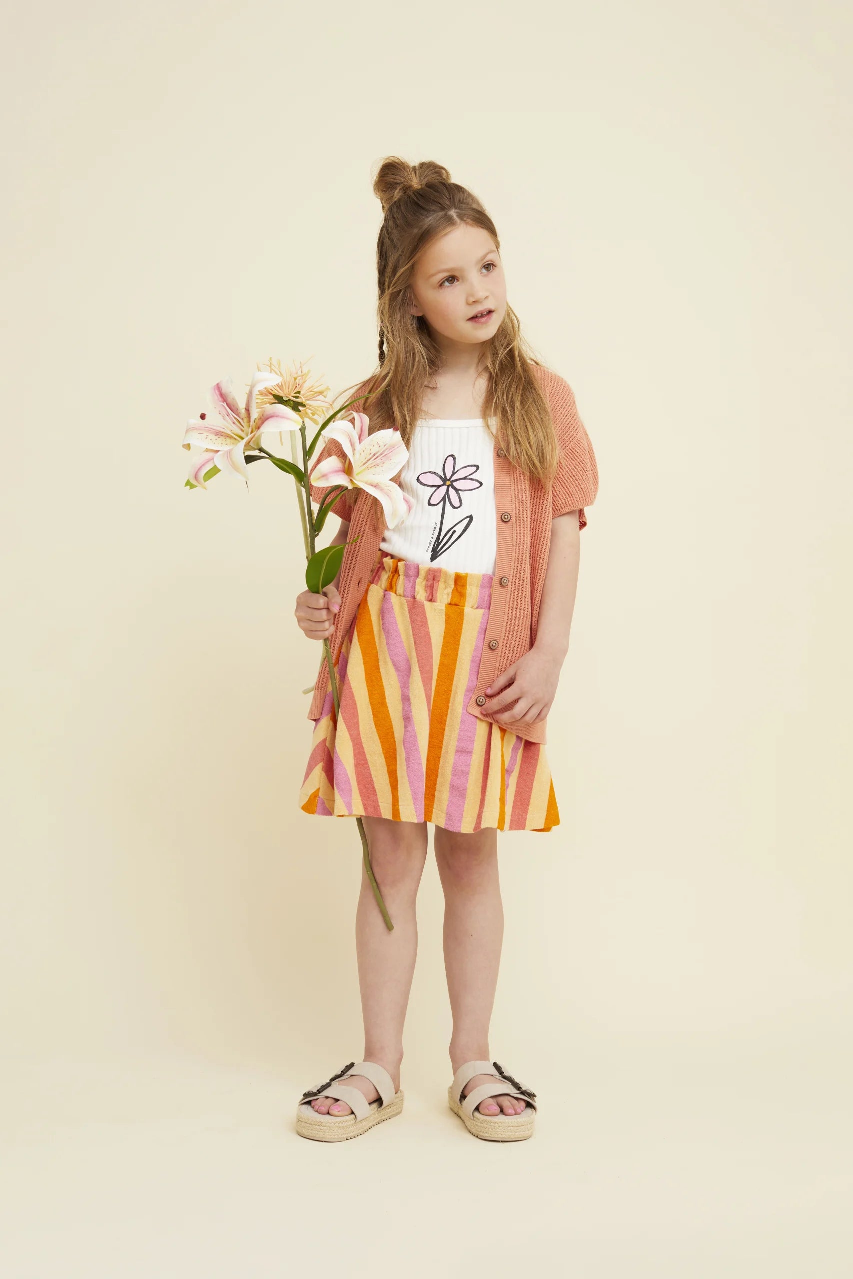 PAPERBAG SKIRT STRIPES