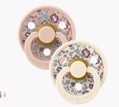 BIBS- LIBERTY Colour 2 Pack Eloise - Blush Mix - T1