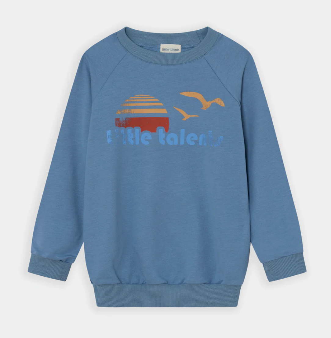 Little Talents - Blauwe zonsondergang sweatshirt