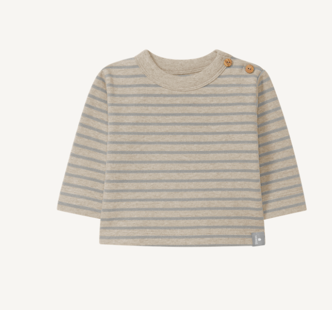 T-shirt met lange mouwen - lichtblauw
