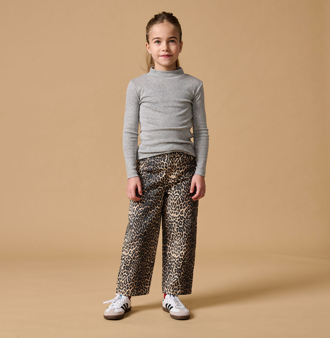 Turtle Neck -  Silver Lurex