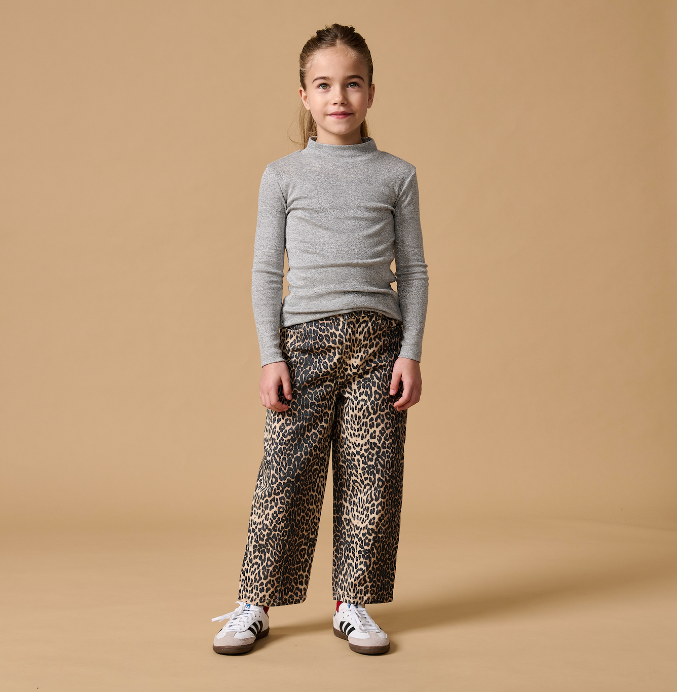 Turtle Neck -  Silver Lurex