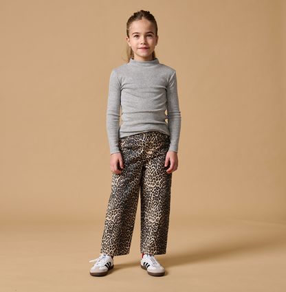 Turtle Neck -  Silver Lurex
