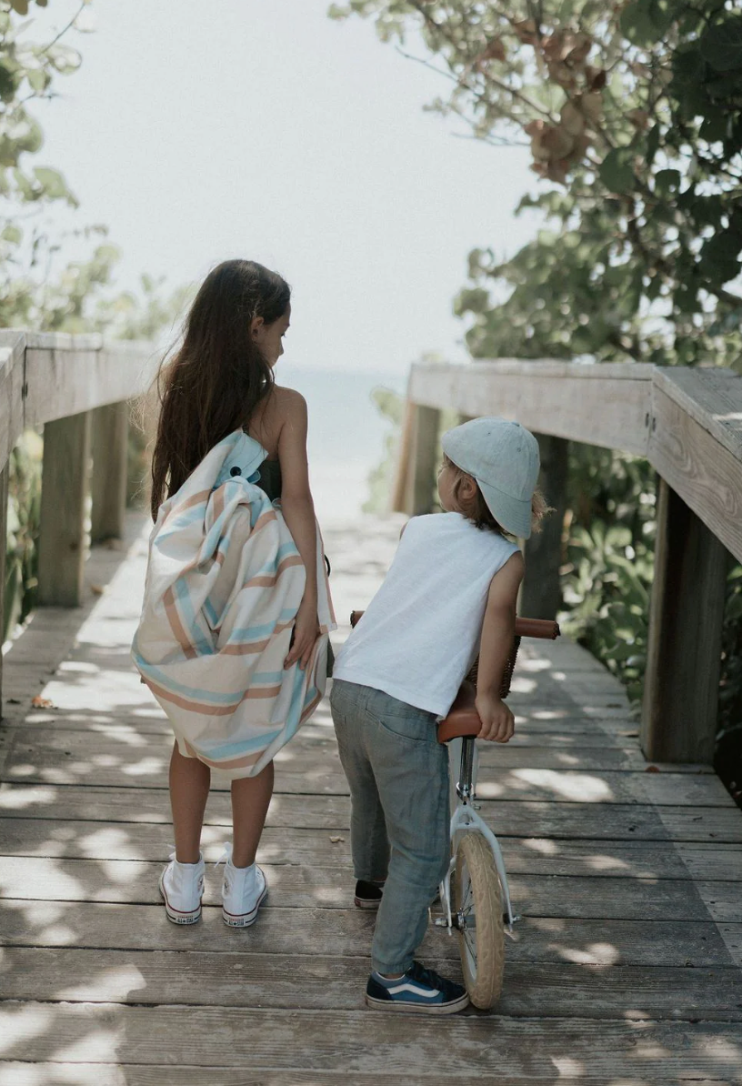 Outdoor – playmat &amp; toy bag - stripes