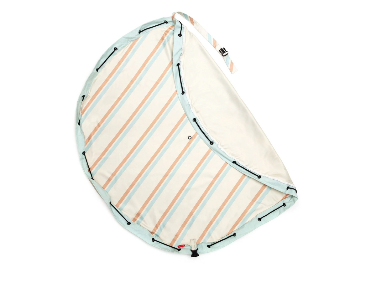 Outdoor – playmat &amp; toy bag - stripes