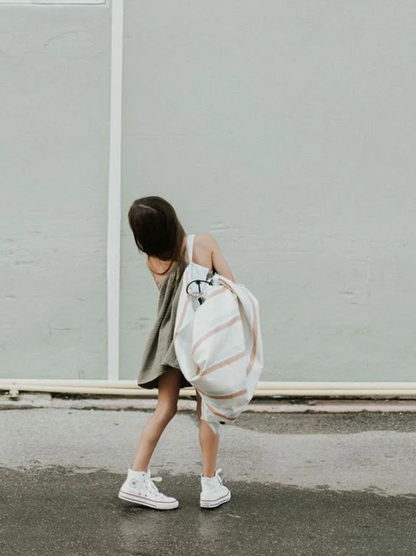 Outdoor – playmat &amp; toy bag - stripes