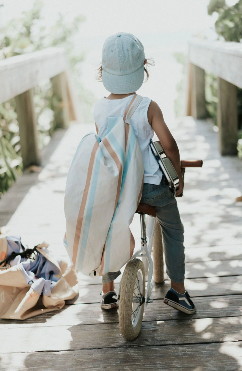 Outdoor – playmat &amp; toy bag - stripes