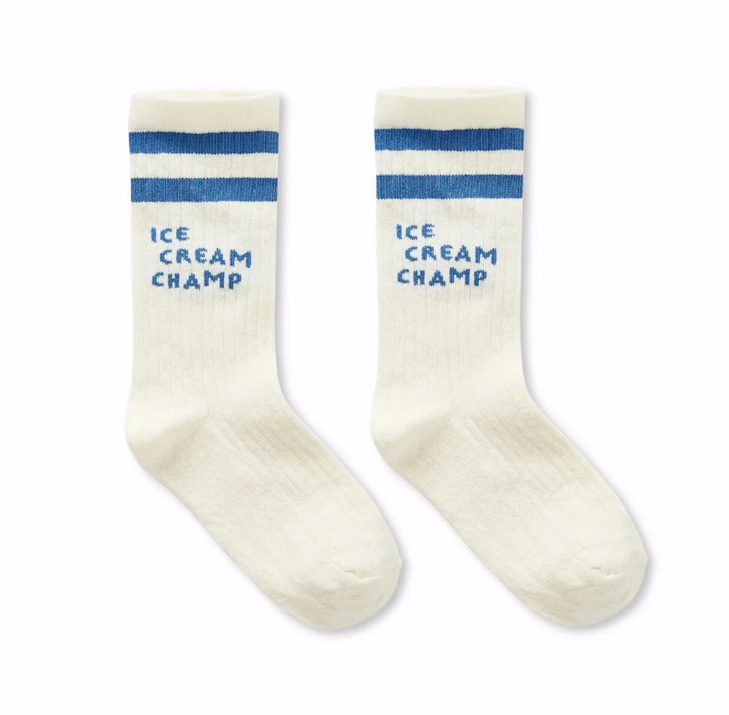 SOCKS ICE CREAM CHAMP OFF-WHITE