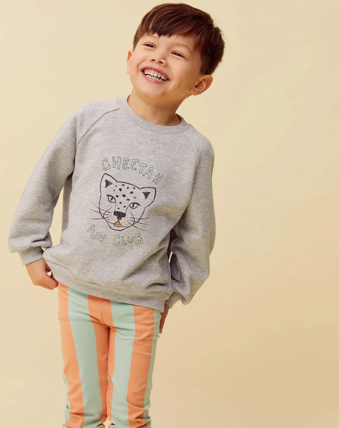 RAGLAN SWEATSHIRT CHEETAH