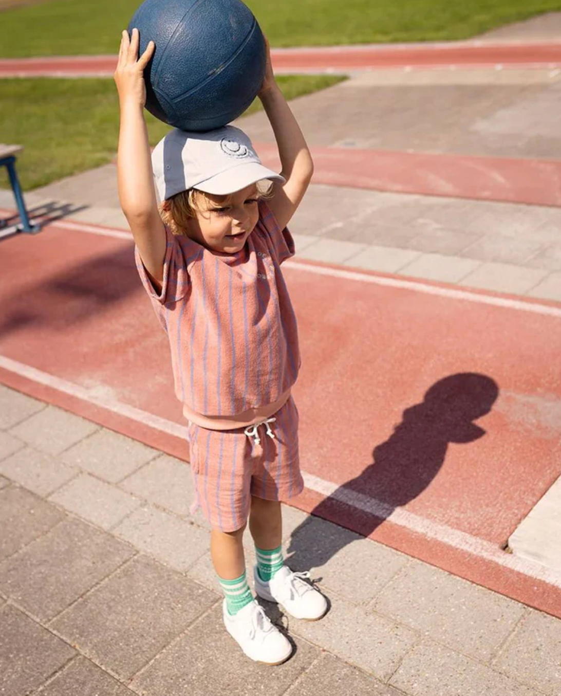 TERRY SHORTS SMALL STRIPES