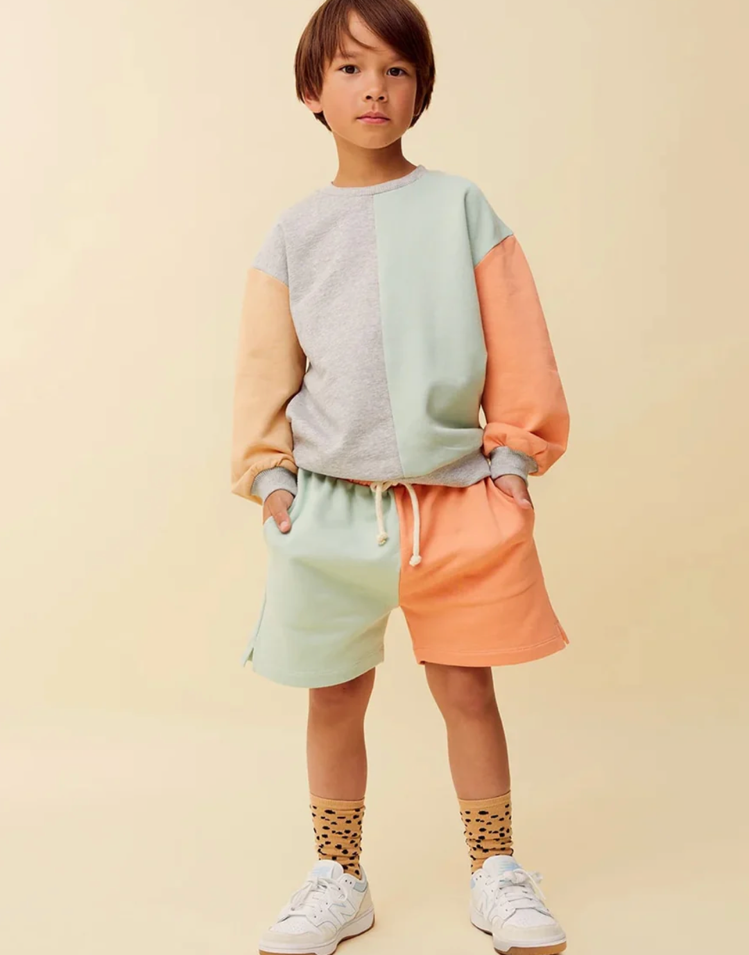 SWEATSHORTS COLOURBLOCK