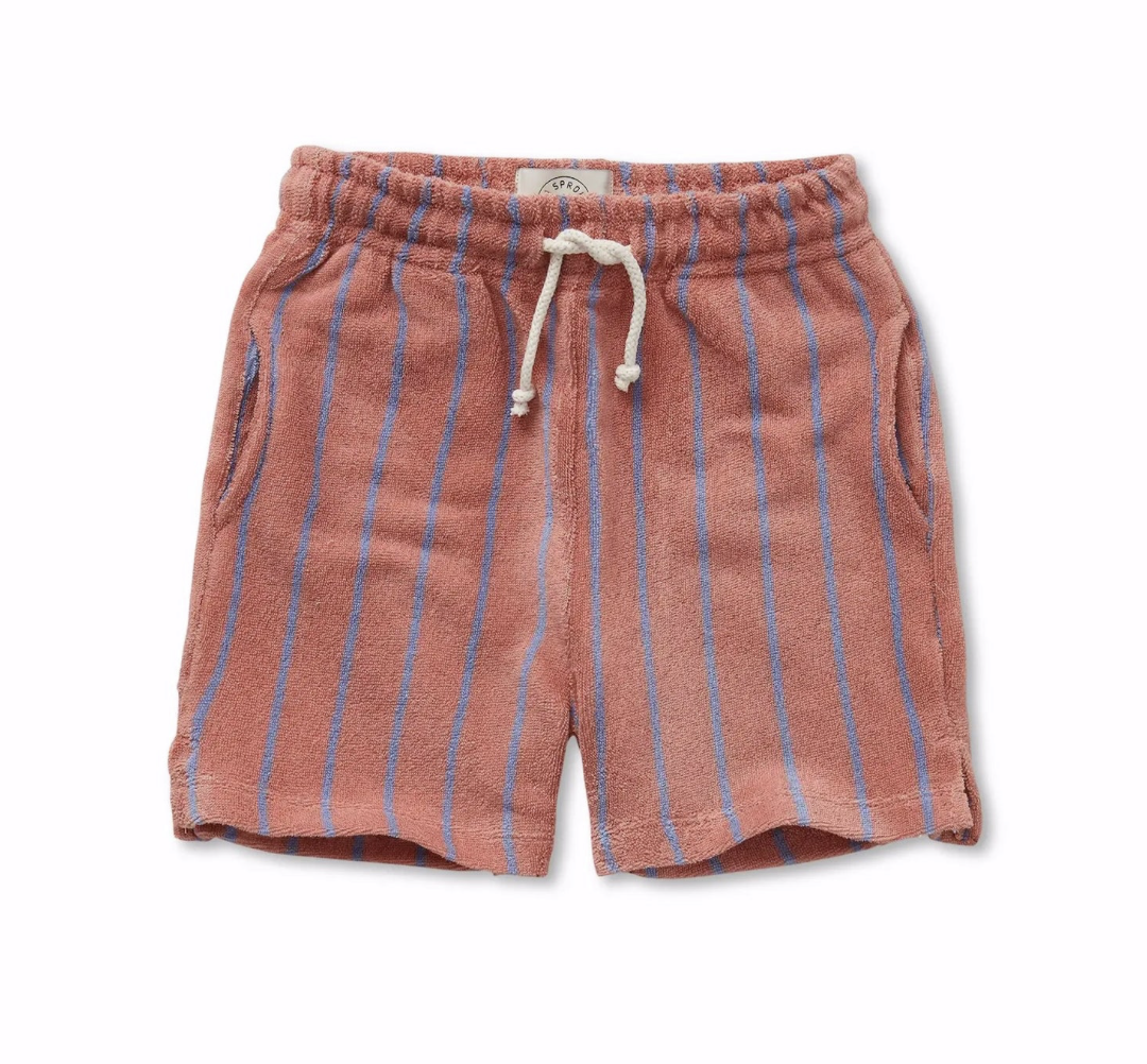 TERRY SHORTS SMALL STRIPES