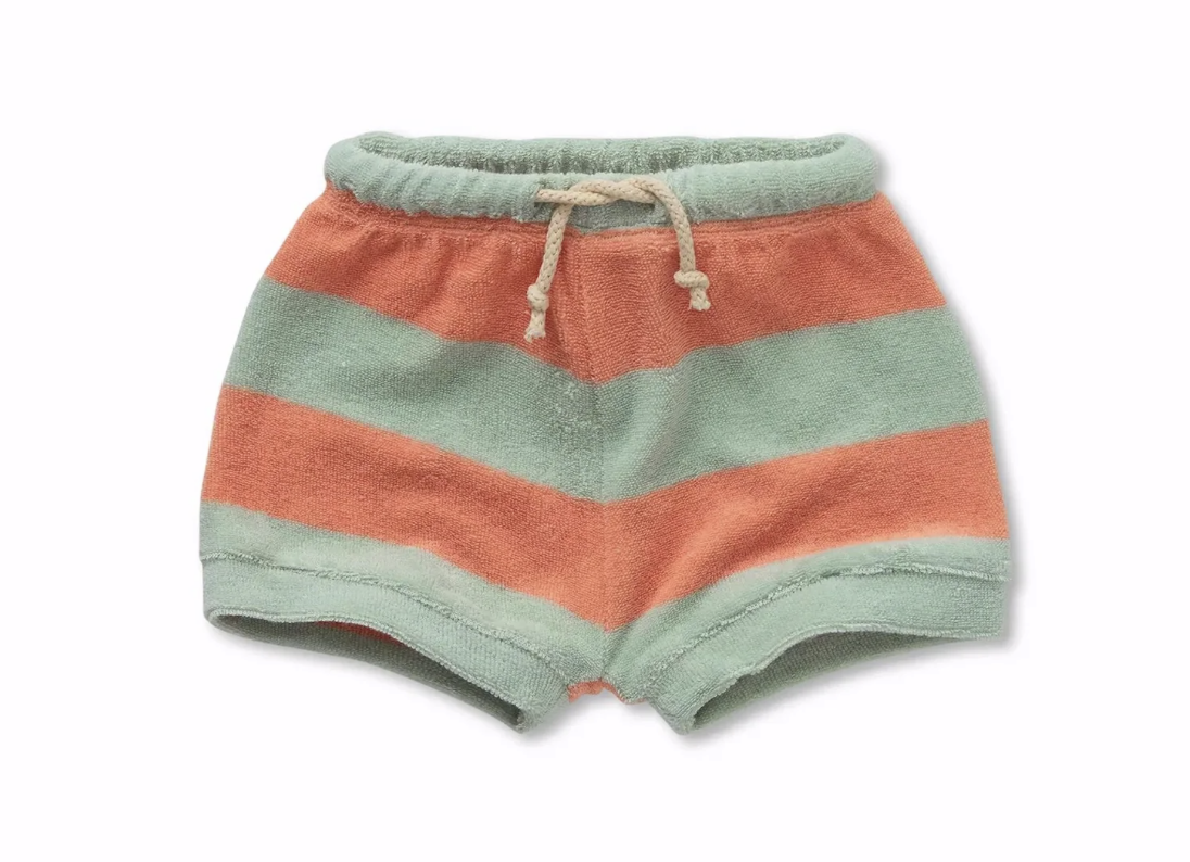 TERRY BABY SHORTS STRIPES