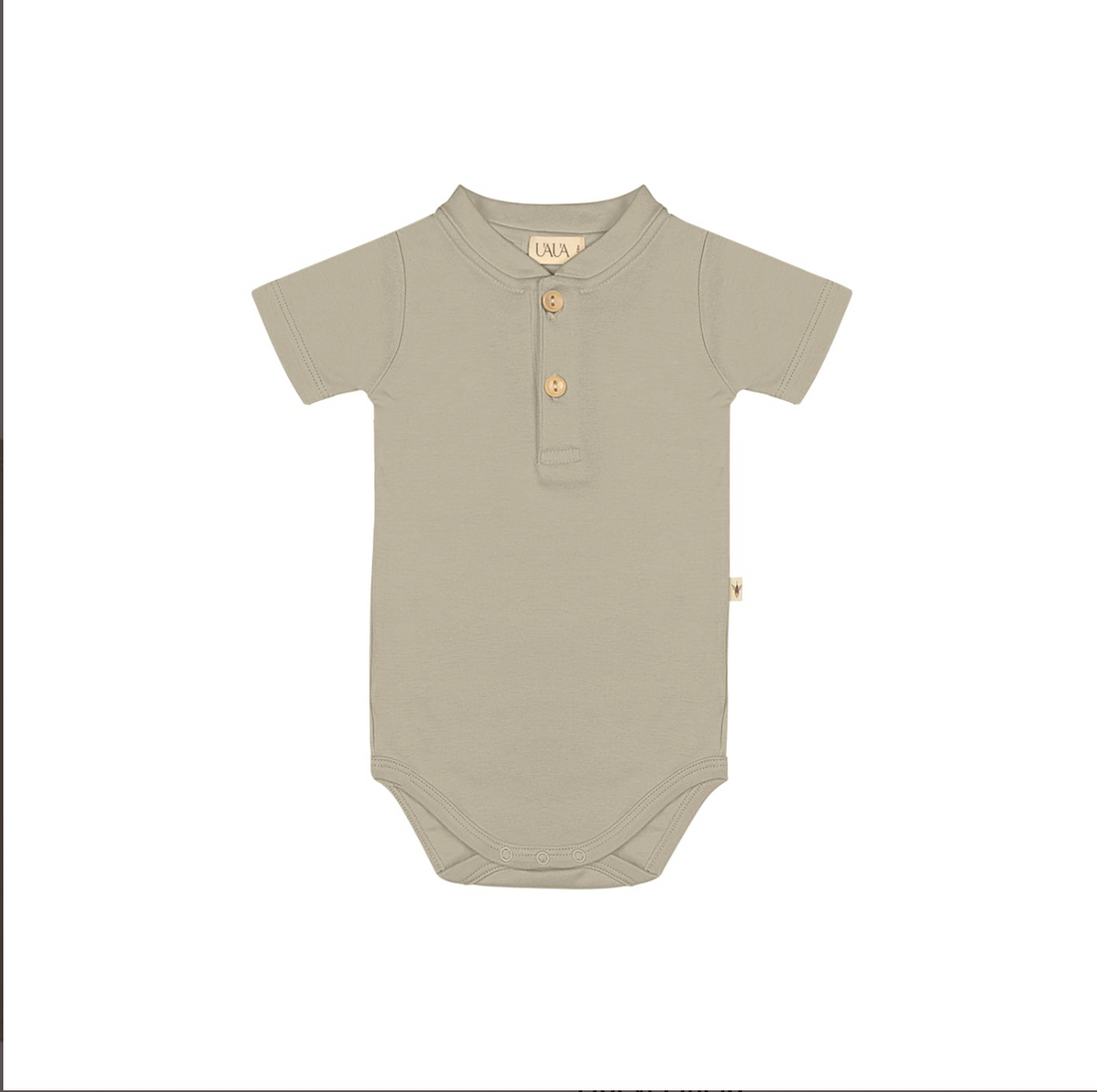 Uaua- Onesie met knoopjes - korte mouwen - oceano