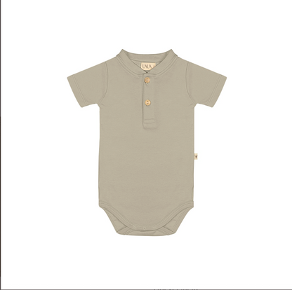 Uaua- Onesie met knoopjes - korte mouwen - oceano