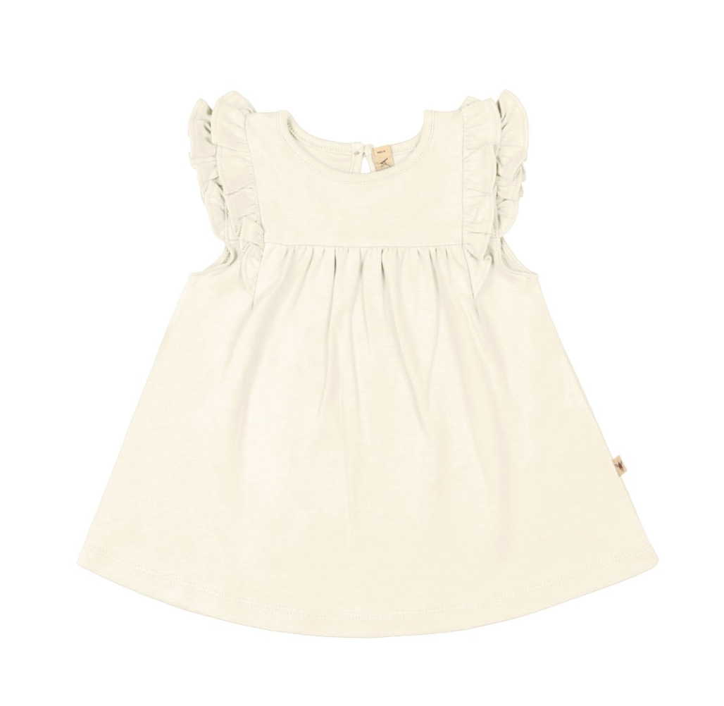 UAUA - Jurk met lange mouwen - crema