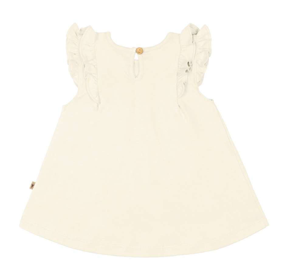 UAUA - Jurk met lange mouwen - crema
