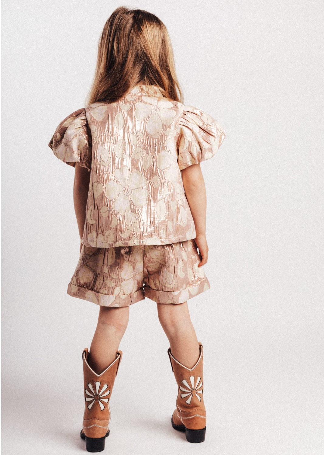 Baje - Loune pants short - creme fawn