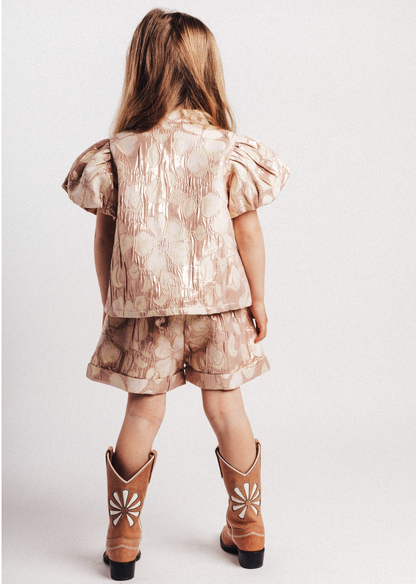 Baje - Loune pants short - creme fawn