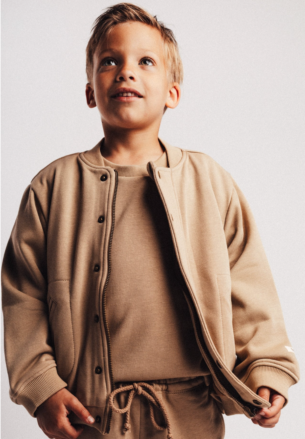 Baje - Jean Cardigan - Taupe cafe
