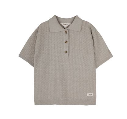 Baje - Shortsleeve polo - taupe gray