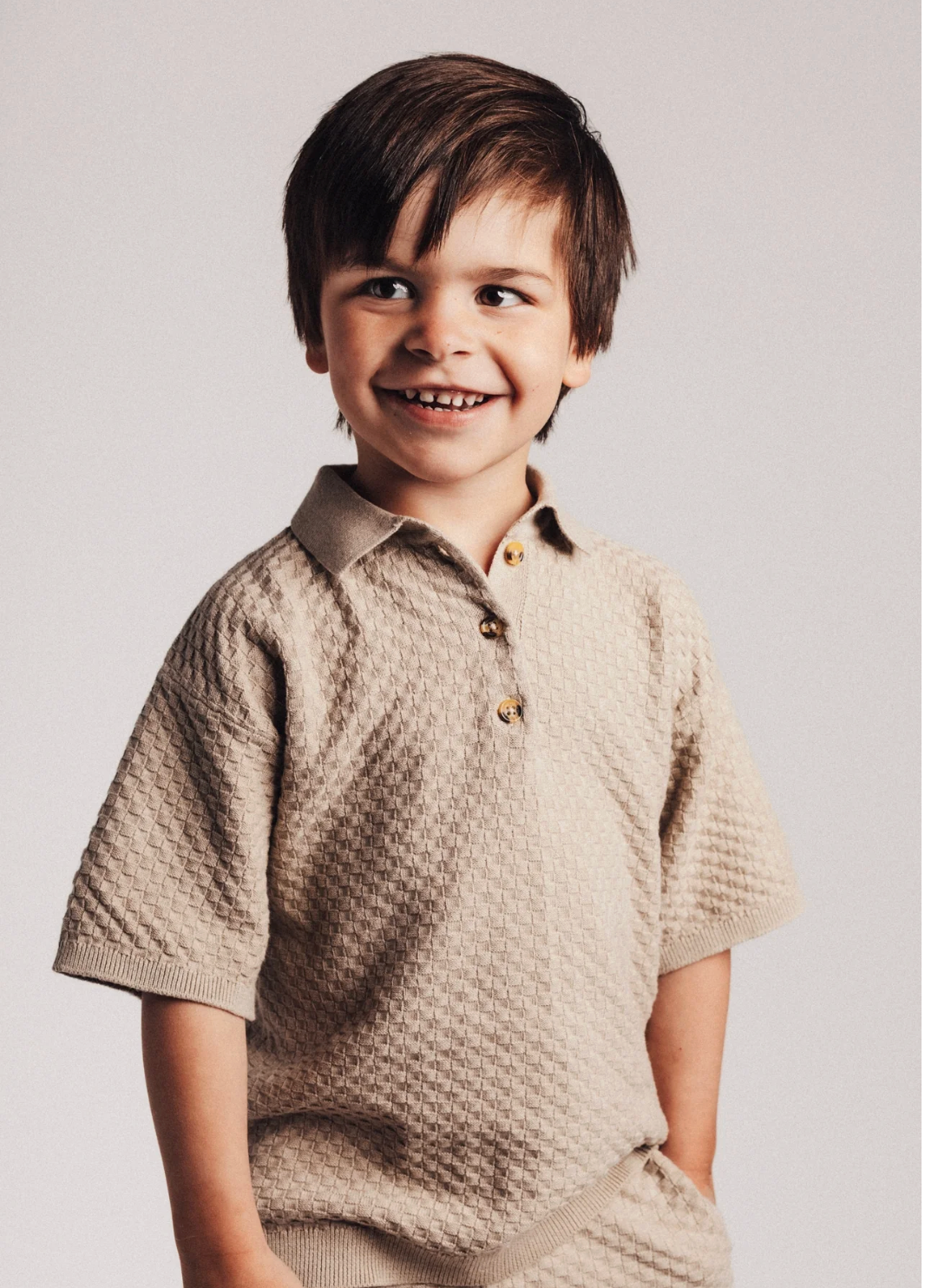 Baje - Shortsleeve polo - taupe gray