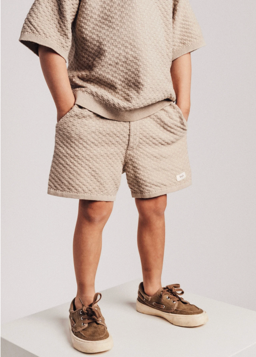 Baje - Pants short - taupe gray