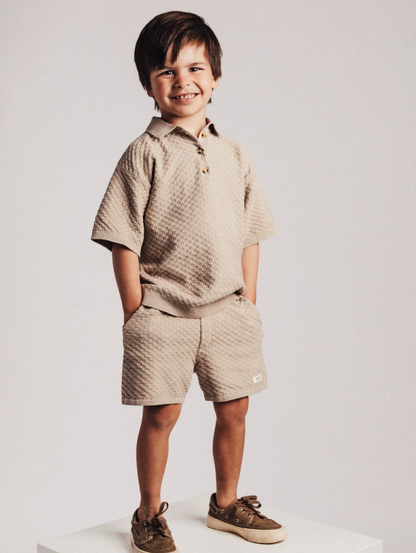 Baje - Pants short - taupe gray