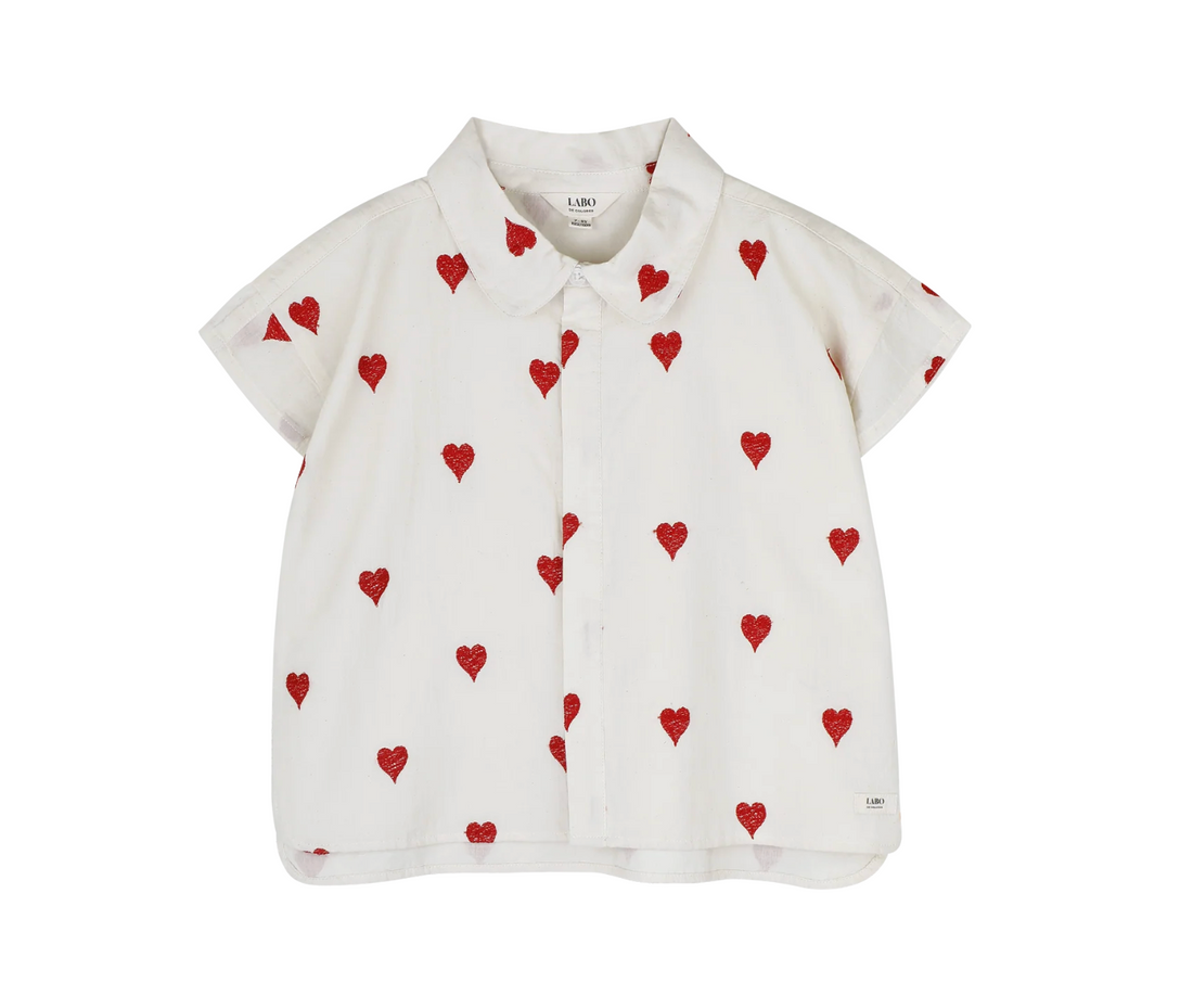 Labo - Lymee Blouse shortsleeve - white