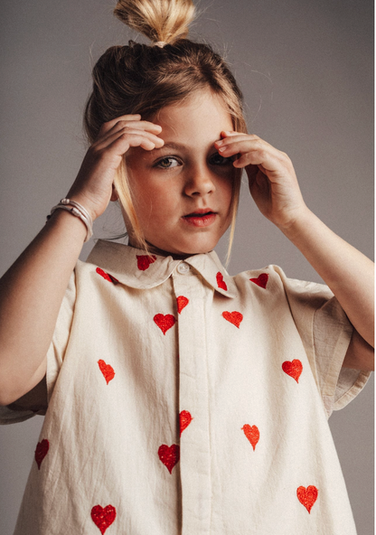 Labo - Lymee Blouse shortsleeve - white