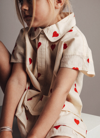 Labo - Lymee Blouse shortsleeve - white