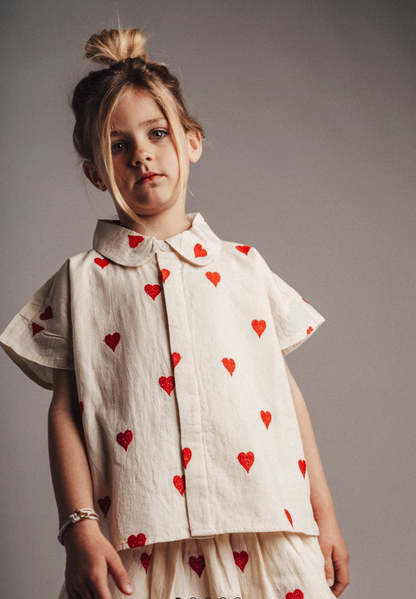 Labo - Lymee Blouse shortsleeve - white