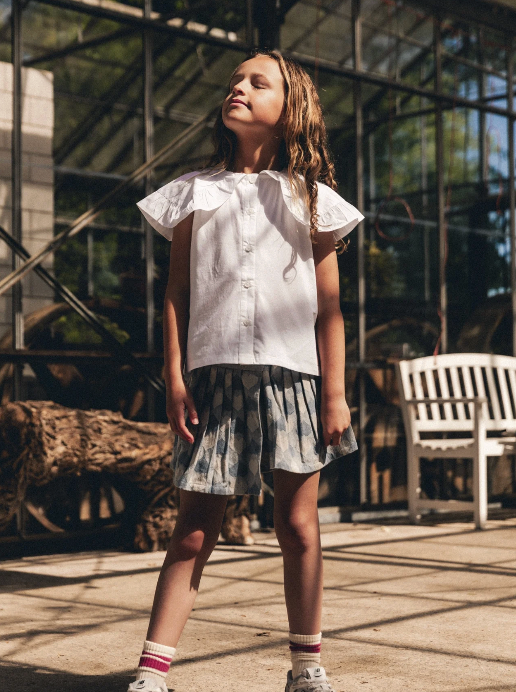 Labo - Libel blouse shortsleeve - white