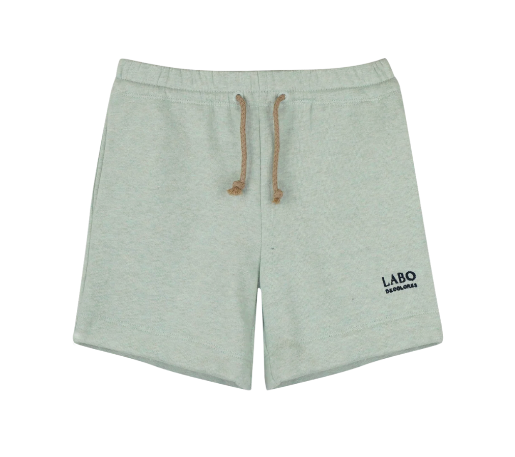 Labo - Lennon pants short - green menth melange