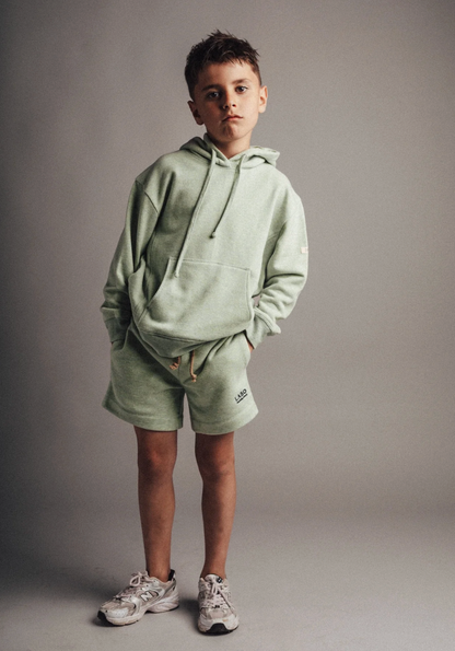 Labo - Lennon pants short - green menth melange