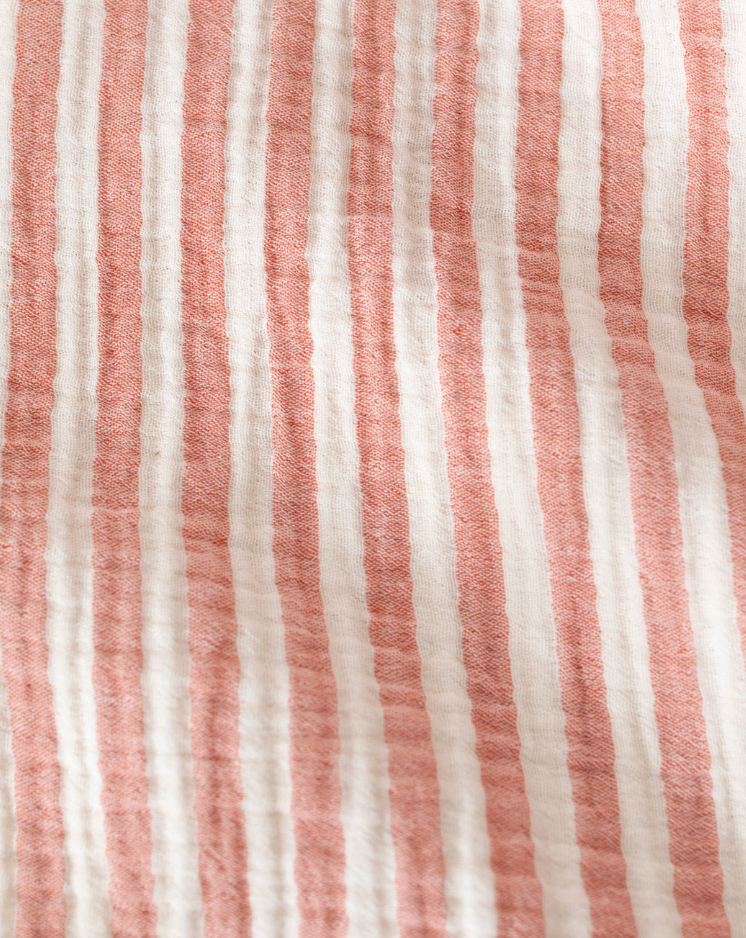 Poncho - Rood / wit