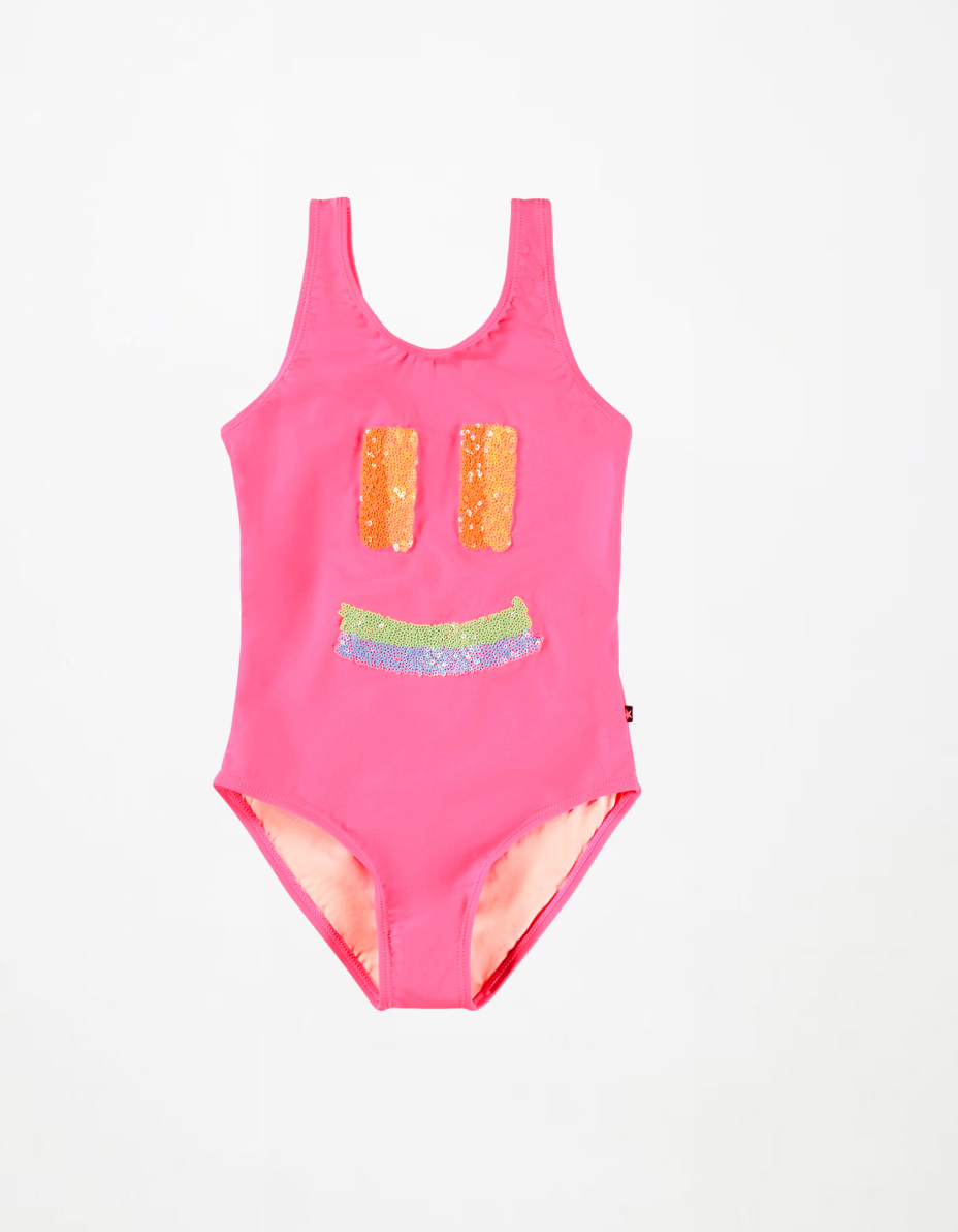 Nika - badpak - roze smiley