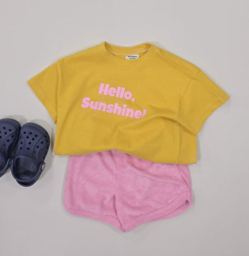 Sunshine set vintage yellow