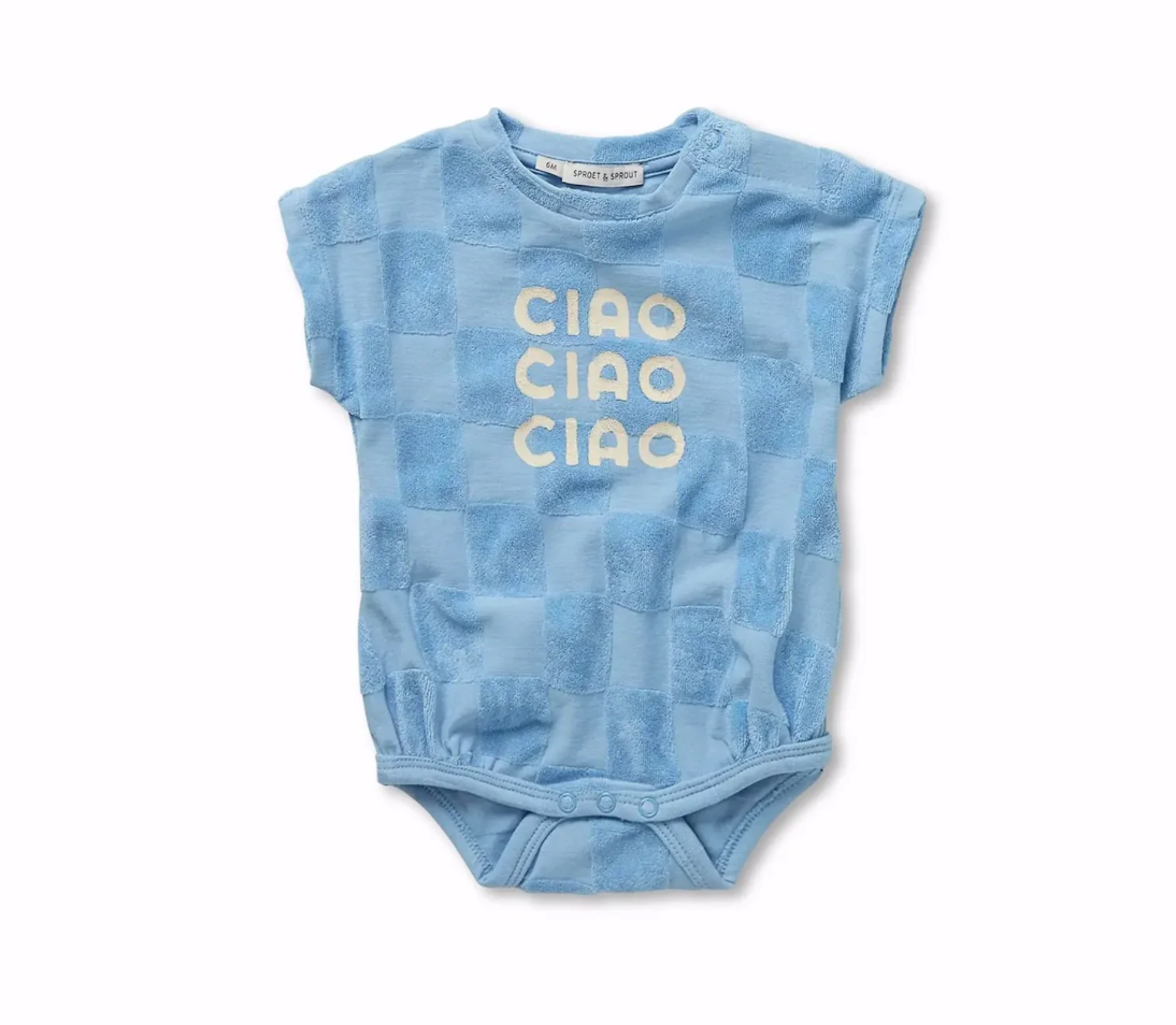 LOOSE ROMPER TERRY BLOCKS