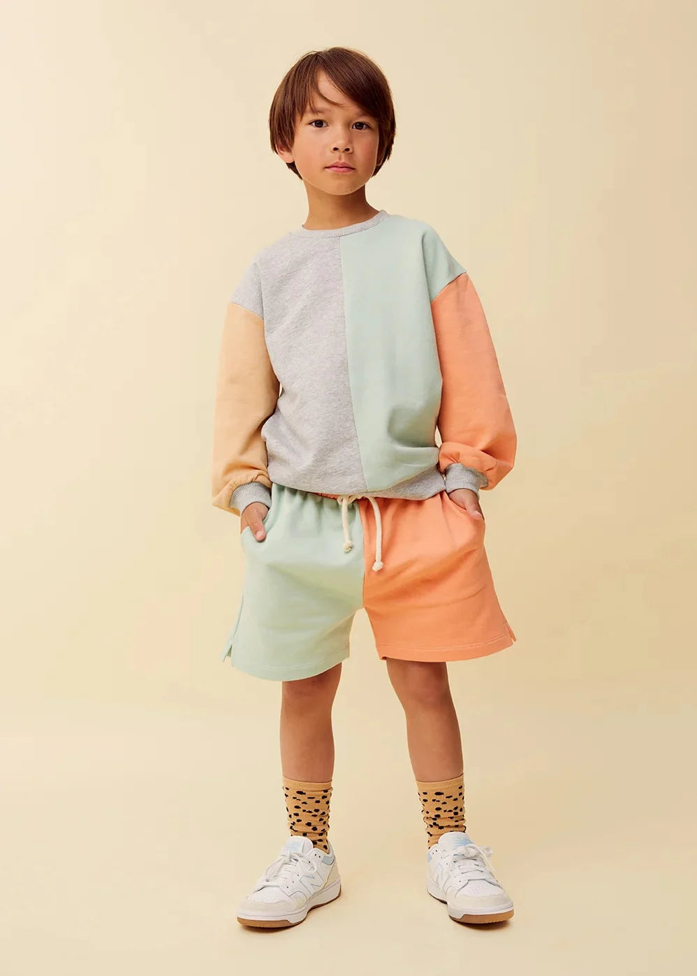 SWEATSHORTS COLOURBLOCK