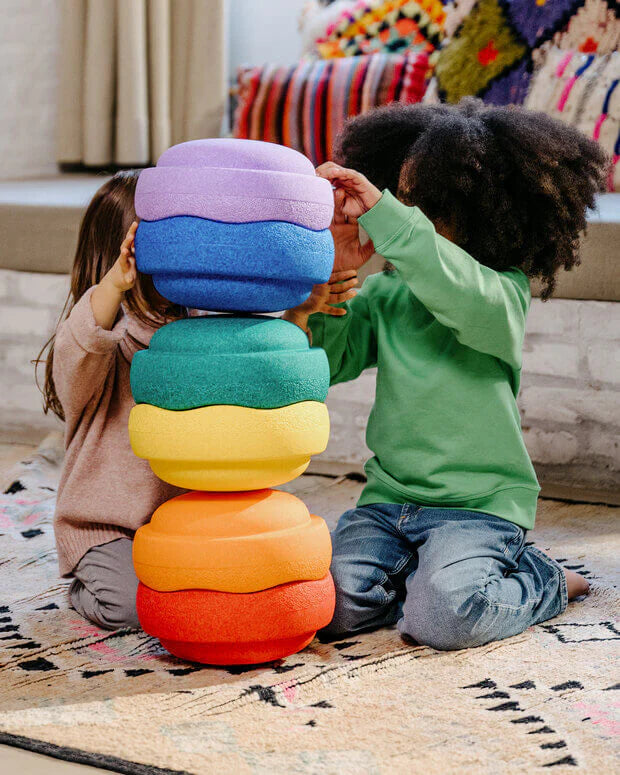 Stapelstein original rainbow - Set van 6