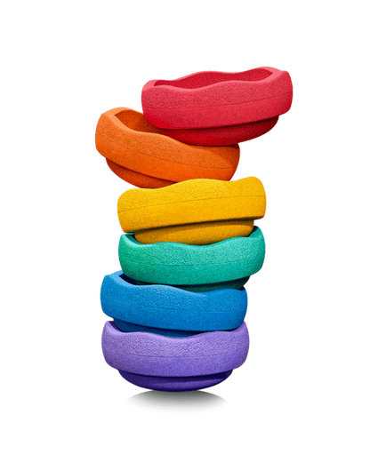 Stapelstein original rainbow - Set van 6
