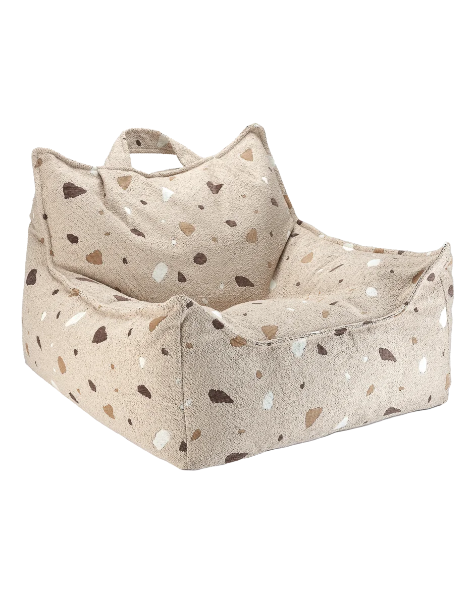 Terrazzo Zand Stoel- Zitzak wigiwama