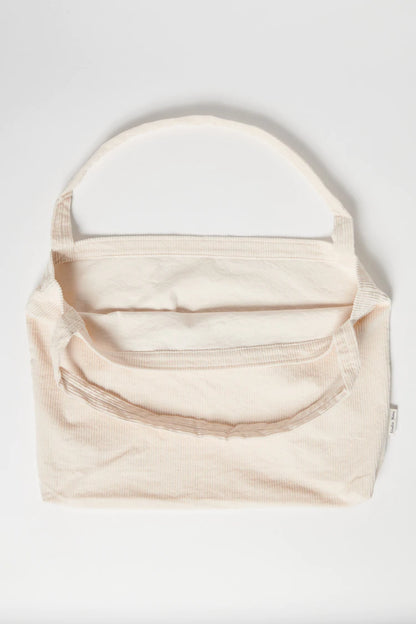 Old white rib mom-bag