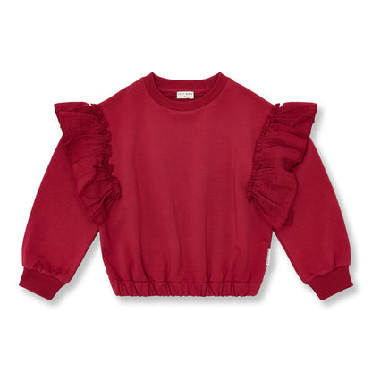 Sweater Ruffles | Garnet