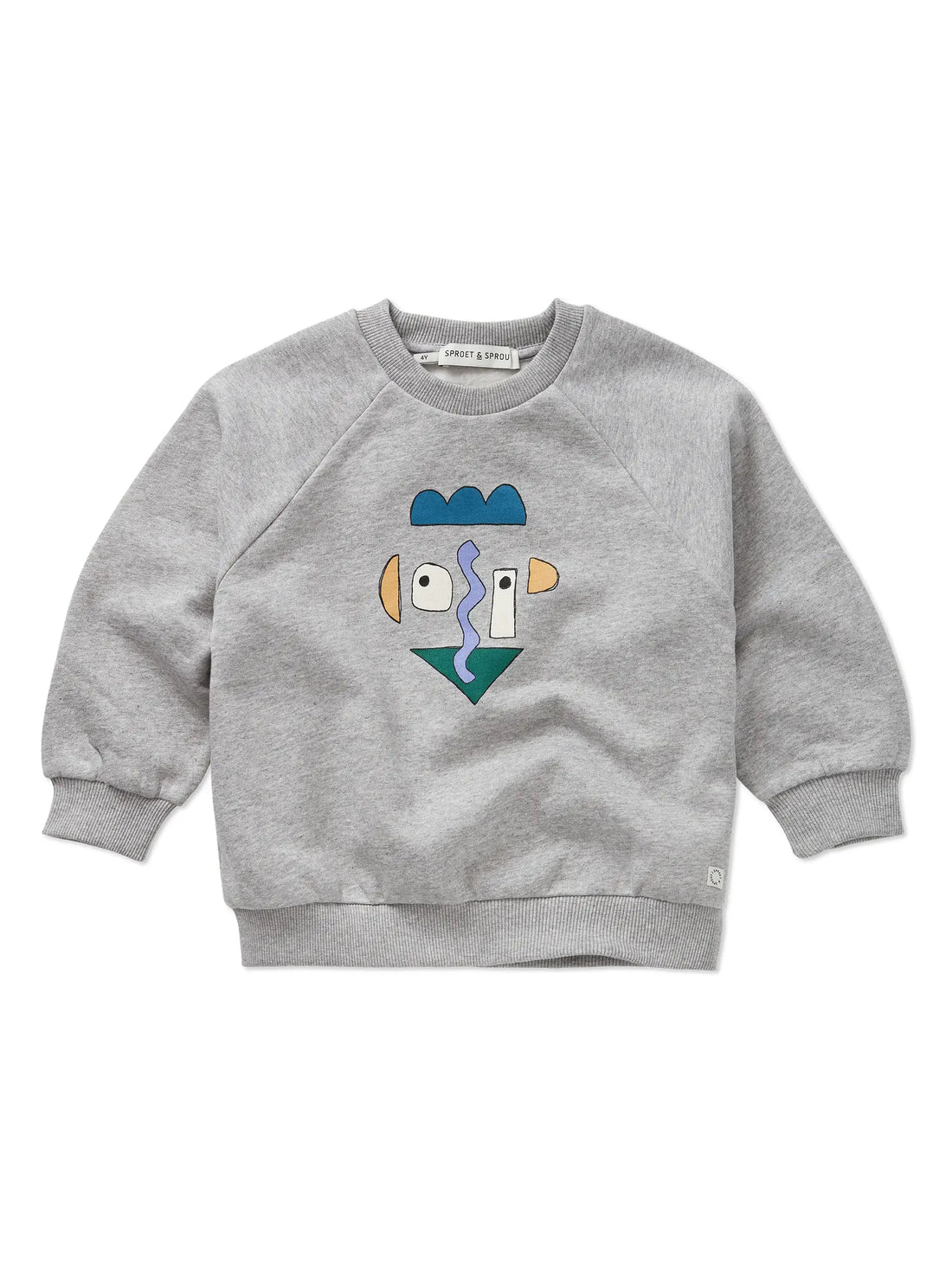 Sweatshirt raglan Self potrait grey